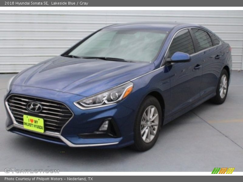 Lakeside Blue / Gray 2018 Hyundai Sonata SE