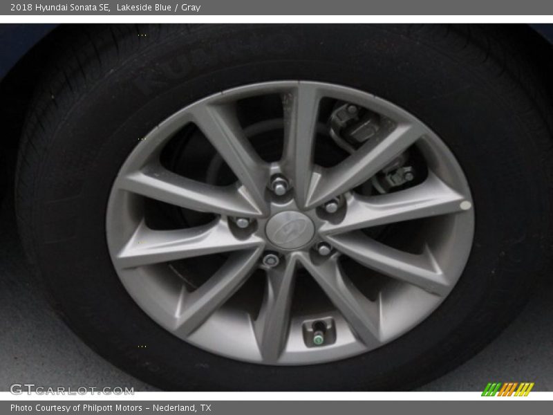 Lakeside Blue / Gray 2018 Hyundai Sonata SE