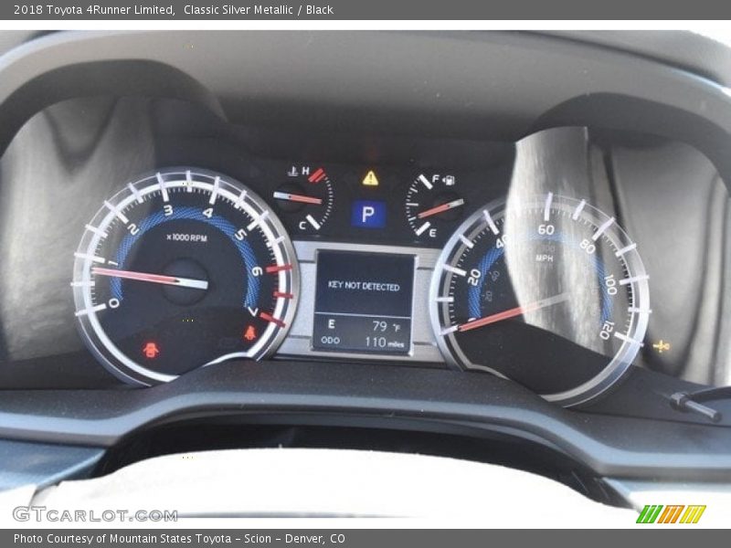 Classic Silver Metallic / Black 2018 Toyota 4Runner Limited