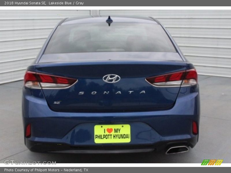 Lakeside Blue / Gray 2018 Hyundai Sonata SE