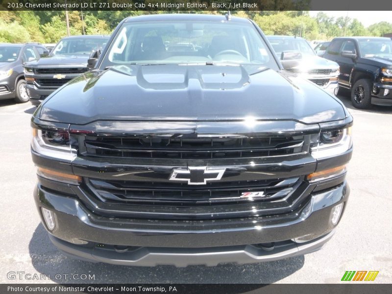 Black / Jet Black 2019 Chevrolet Silverado LD LT Z71 Double Cab 4x4 Midnight Edition