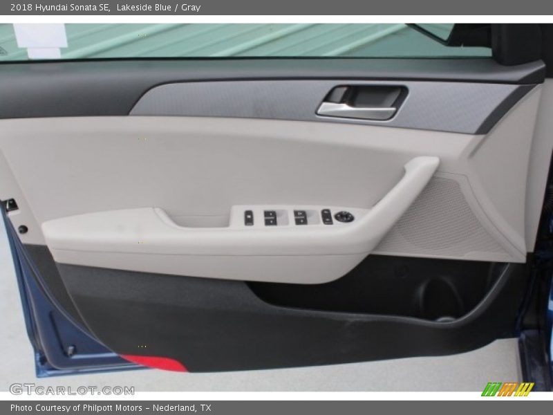 Lakeside Blue / Gray 2018 Hyundai Sonata SE