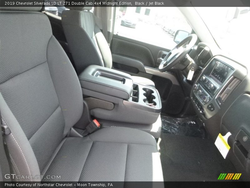 Front Seat of 2019 Silverado LD LT Z71 Double Cab 4x4 Midnight Edition