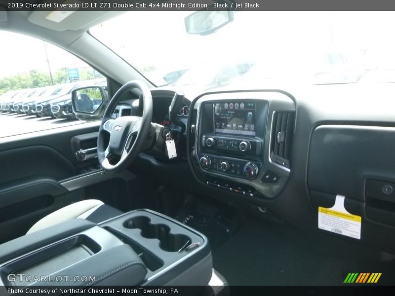 Dashboard of 2019 Silverado LD LT Z71 Double Cab 4x4 Midnight Edition