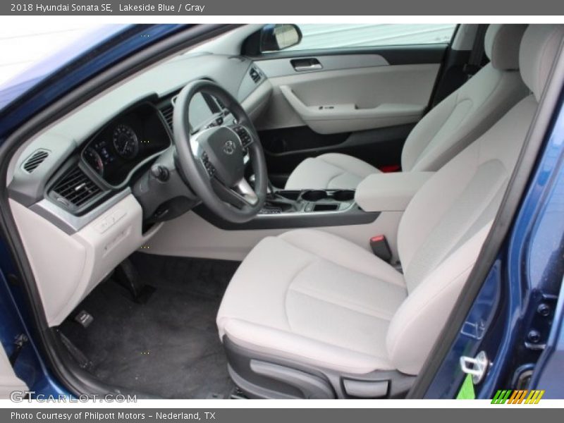 Lakeside Blue / Gray 2018 Hyundai Sonata SE