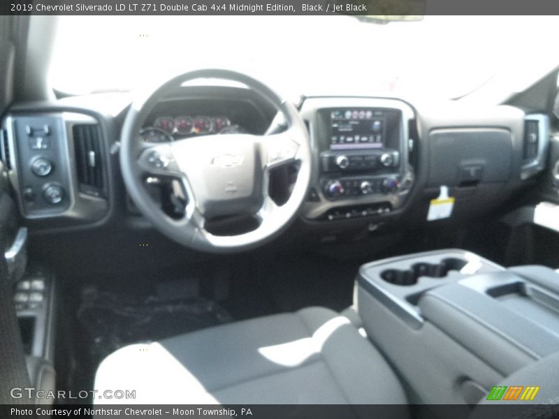 Black / Jet Black 2019 Chevrolet Silverado LD LT Z71 Double Cab 4x4 Midnight Edition