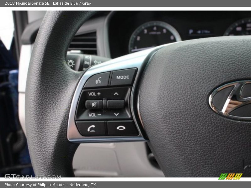 Lakeside Blue / Gray 2018 Hyundai Sonata SE