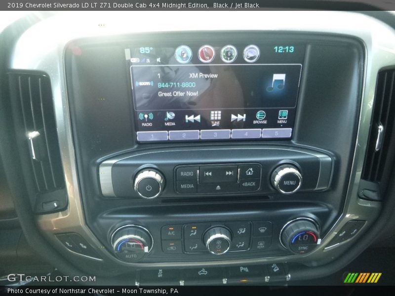 Black / Jet Black 2019 Chevrolet Silverado LD LT Z71 Double Cab 4x4 Midnight Edition