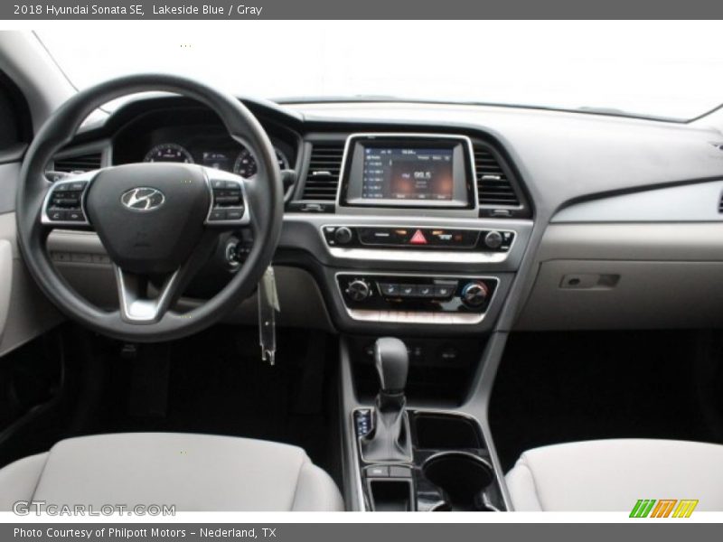Lakeside Blue / Gray 2018 Hyundai Sonata SE