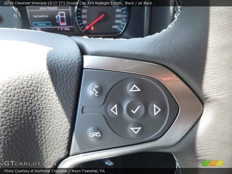 Black / Jet Black 2019 Chevrolet Silverado LD LT Z71 Double Cab 4x4 Midnight Edition