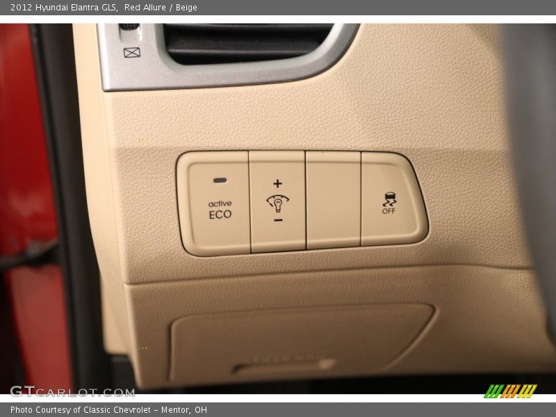 Red Allure / Beige 2012 Hyundai Elantra GLS