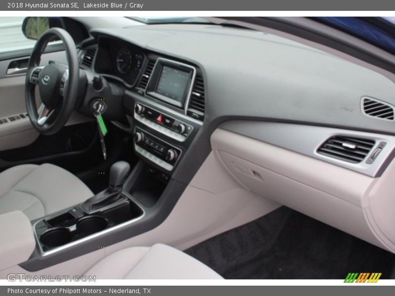 Lakeside Blue / Gray 2018 Hyundai Sonata SE