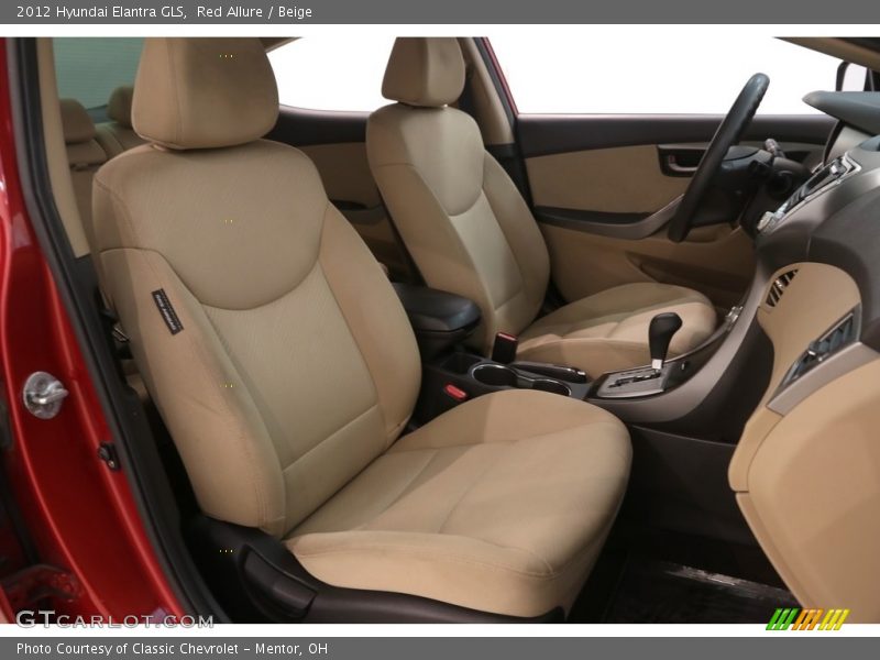 Red Allure / Beige 2012 Hyundai Elantra GLS