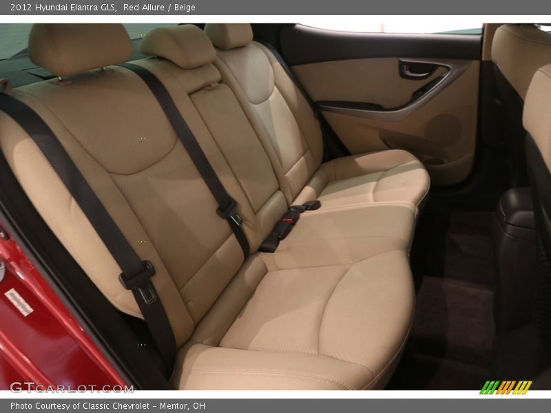 Red Allure / Beige 2012 Hyundai Elantra GLS