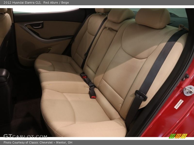 Red Allure / Beige 2012 Hyundai Elantra GLS