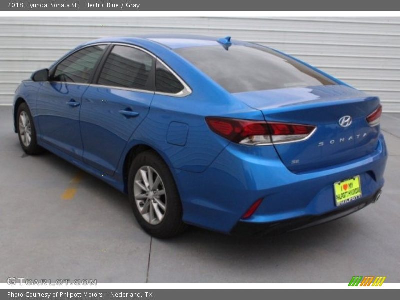 Electric Blue / Gray 2018 Hyundai Sonata SE