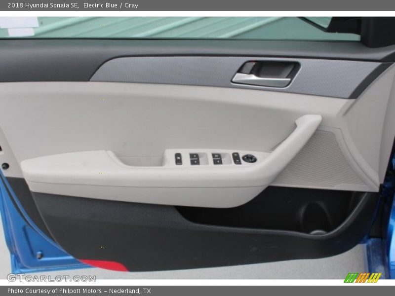 Electric Blue / Gray 2018 Hyundai Sonata SE