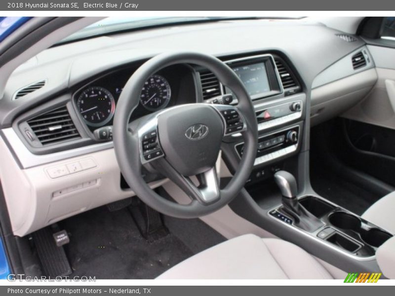 Electric Blue / Gray 2018 Hyundai Sonata SE