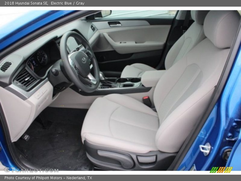 Electric Blue / Gray 2018 Hyundai Sonata SE