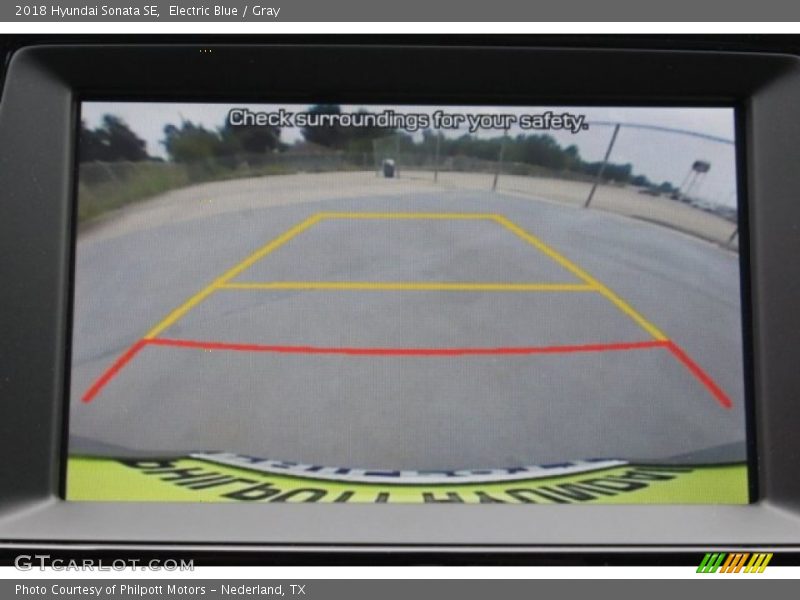 Electric Blue / Gray 2018 Hyundai Sonata SE