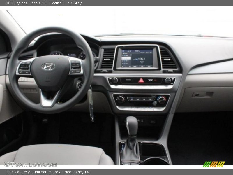 Electric Blue / Gray 2018 Hyundai Sonata SE