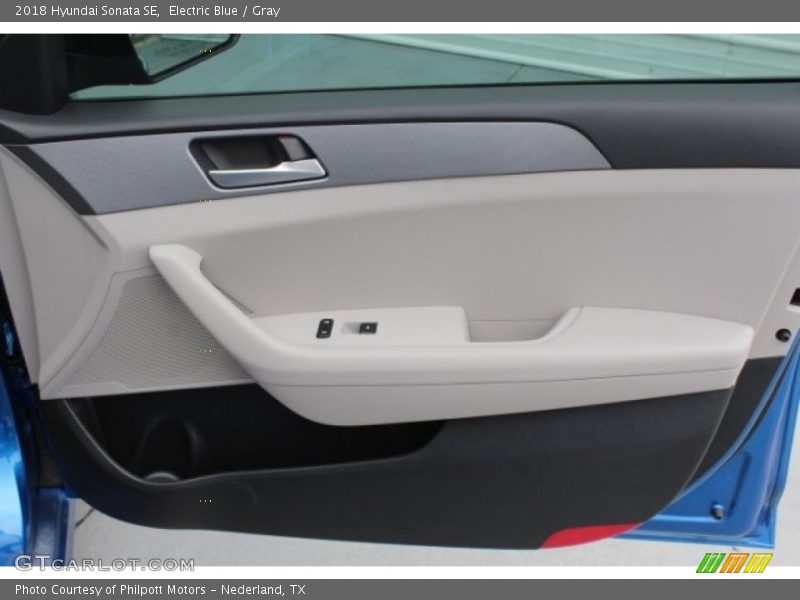 Electric Blue / Gray 2018 Hyundai Sonata SE
