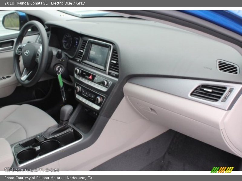 Electric Blue / Gray 2018 Hyundai Sonata SE