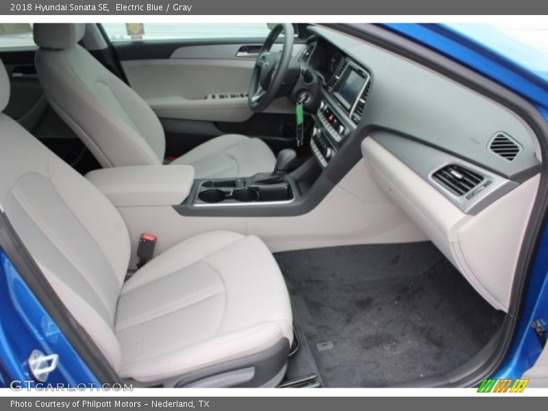 Electric Blue / Gray 2018 Hyundai Sonata SE
