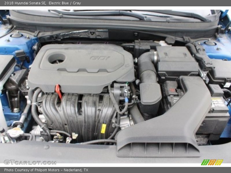 Electric Blue / Gray 2018 Hyundai Sonata SE