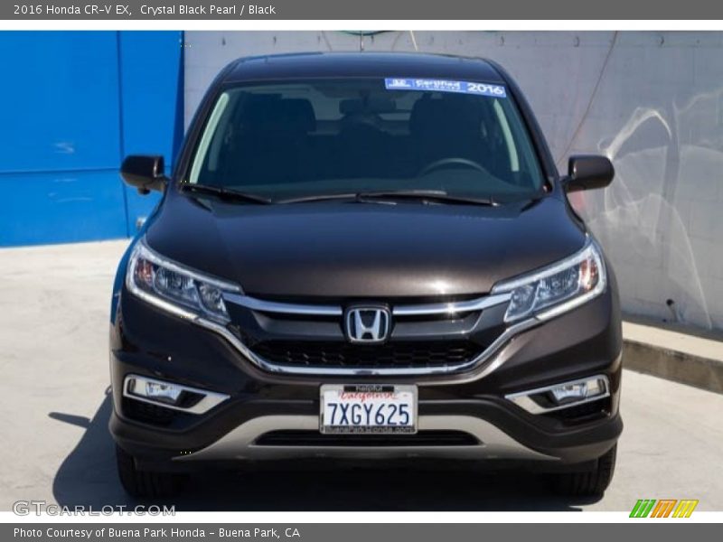 Crystal Black Pearl / Black 2016 Honda CR-V EX