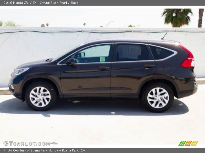 Crystal Black Pearl / Black 2016 Honda CR-V EX