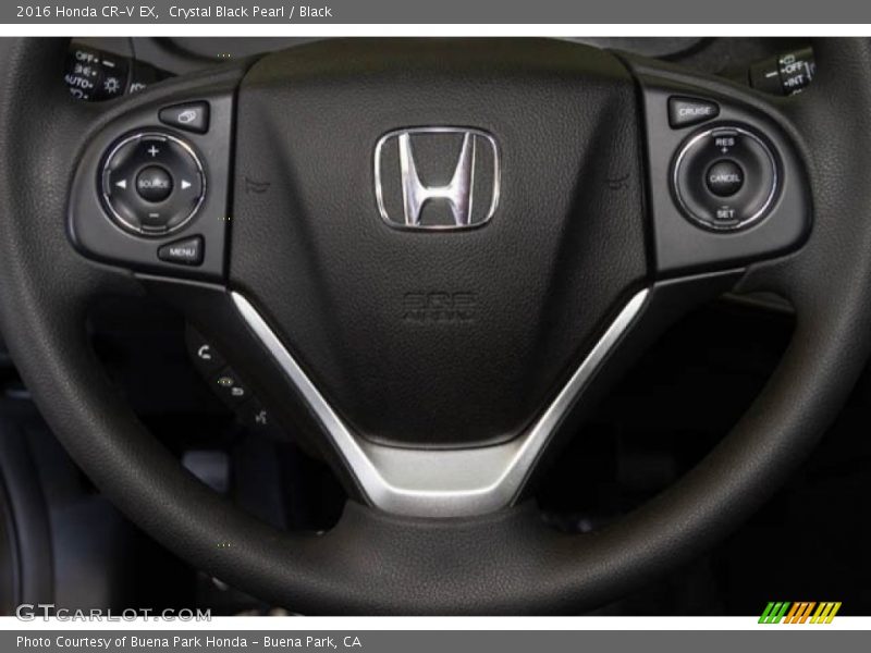 Crystal Black Pearl / Black 2016 Honda CR-V EX