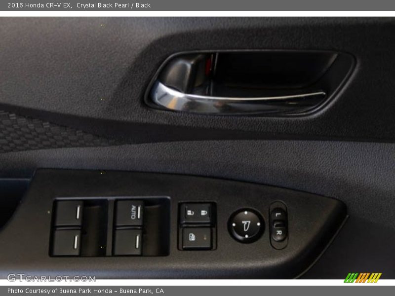 Crystal Black Pearl / Black 2016 Honda CR-V EX