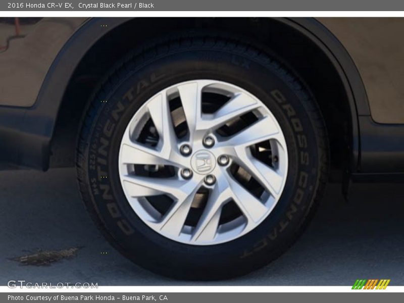 Crystal Black Pearl / Black 2016 Honda CR-V EX