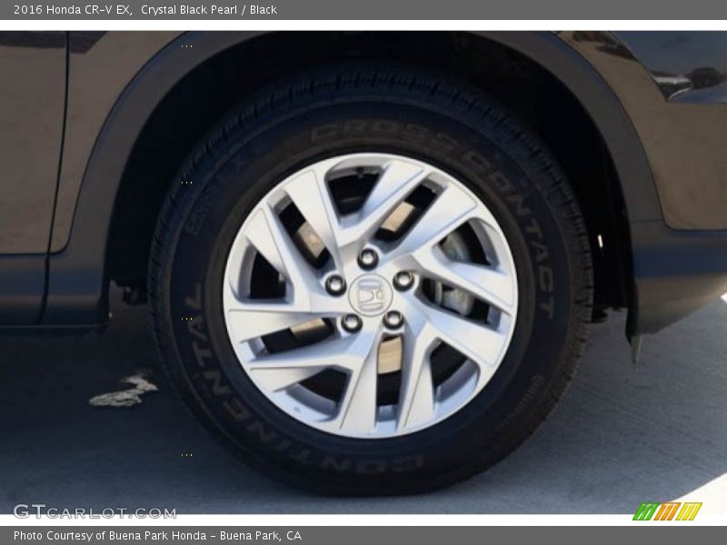 Crystal Black Pearl / Black 2016 Honda CR-V EX