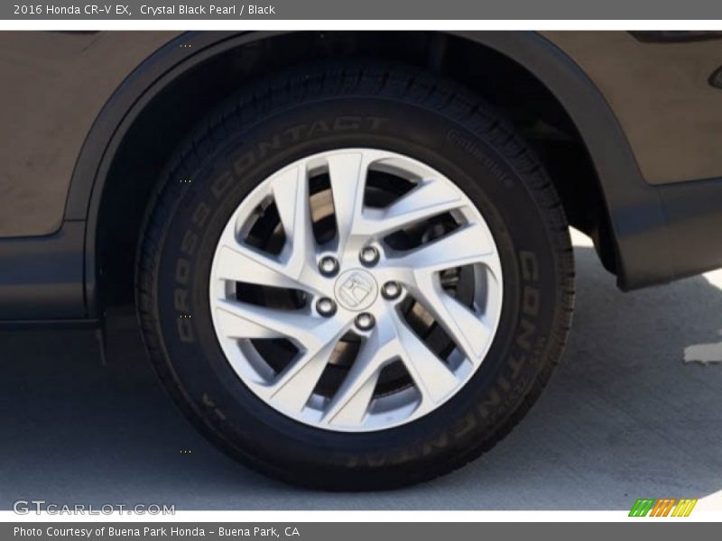 Crystal Black Pearl / Black 2016 Honda CR-V EX