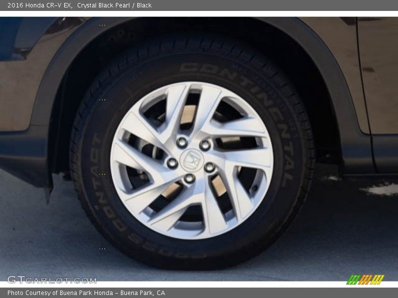 Crystal Black Pearl / Black 2016 Honda CR-V EX