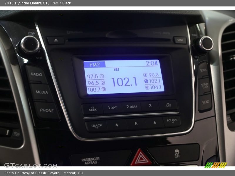 Red / Black 2013 Hyundai Elantra GT