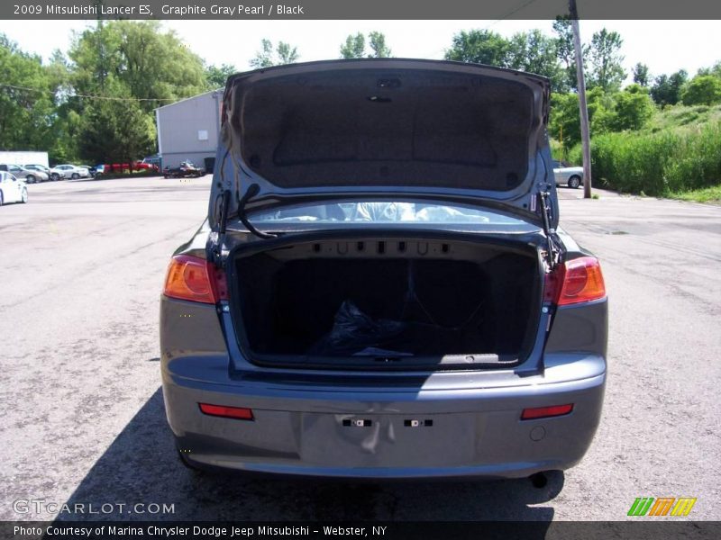 Graphite Gray Pearl / Black 2009 Mitsubishi Lancer ES