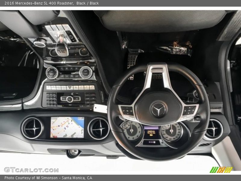 Black / Black 2016 Mercedes-Benz SL 400 Roadster