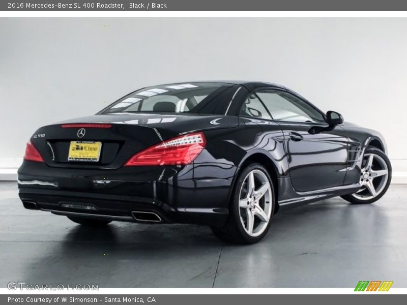 Black / Black 2016 Mercedes-Benz SL 400 Roadster