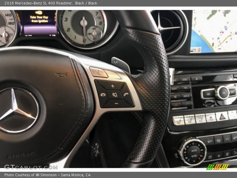 Black / Black 2016 Mercedes-Benz SL 400 Roadster
