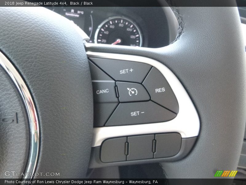 Black / Black 2018 Jeep Renegade Latitude 4x4