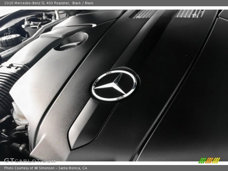 Black / Black 2016 Mercedes-Benz SL 400 Roadster