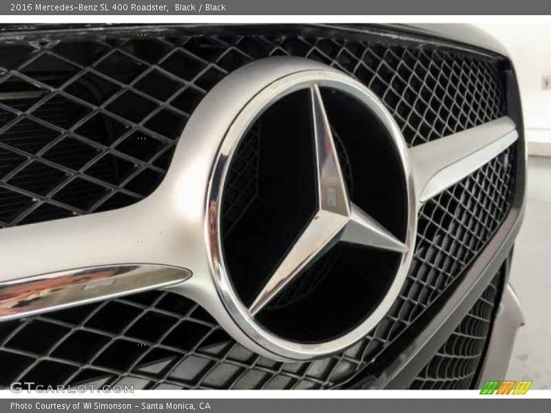 Black / Black 2016 Mercedes-Benz SL 400 Roadster