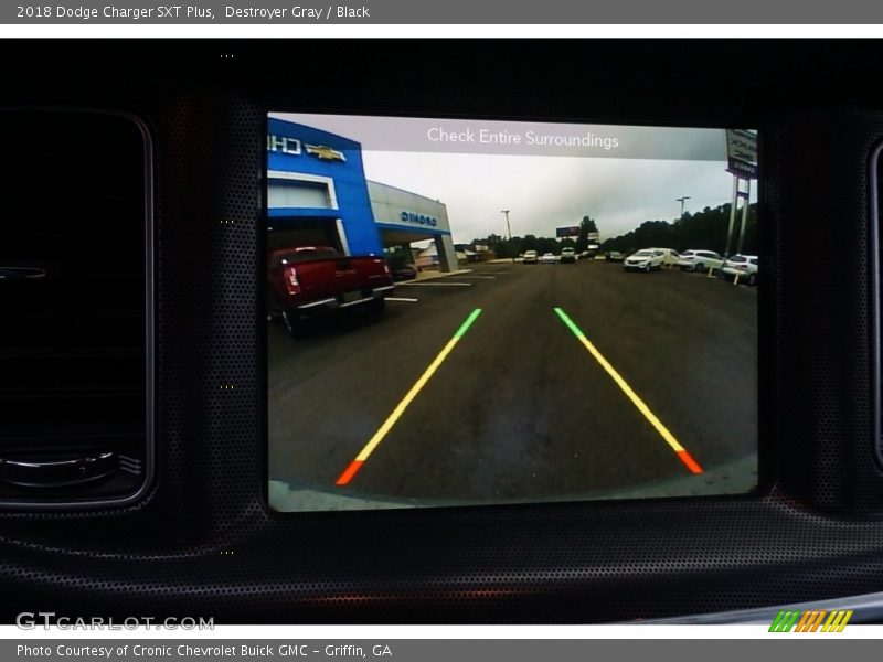 Destroyer Gray / Black 2018 Dodge Charger SXT Plus