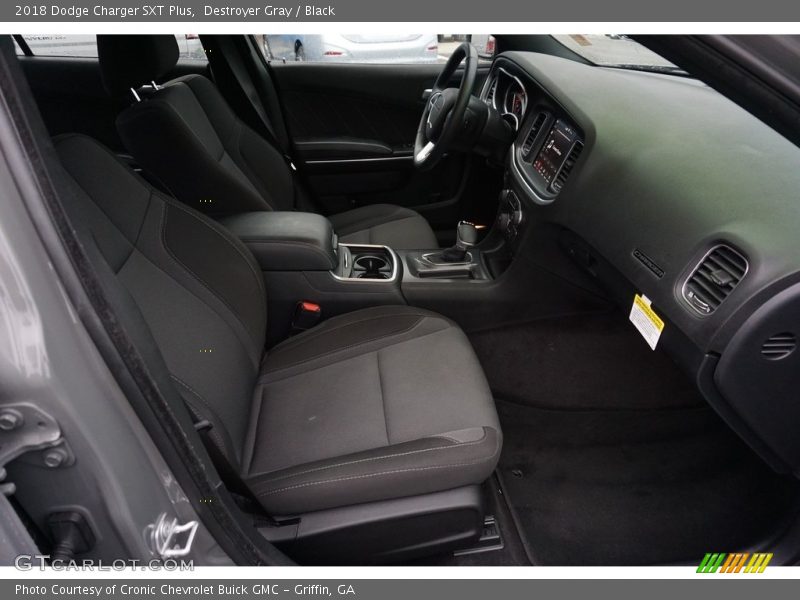 Destroyer Gray / Black 2018 Dodge Charger SXT Plus