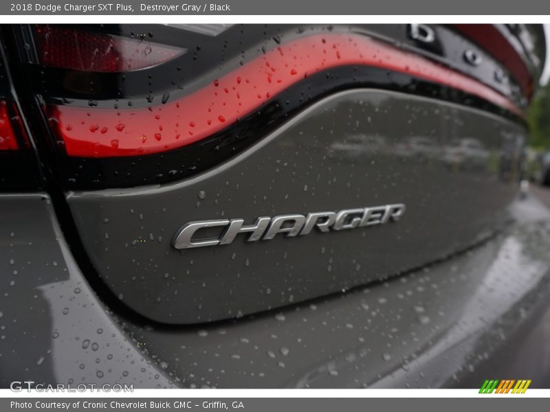 Destroyer Gray / Black 2018 Dodge Charger SXT Plus