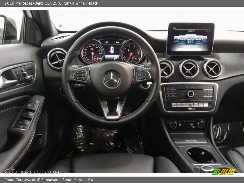 Cirrus White / Black 2018 Mercedes-Benz GLA 250