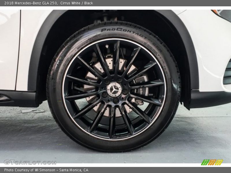 Cirrus White / Black 2018 Mercedes-Benz GLA 250